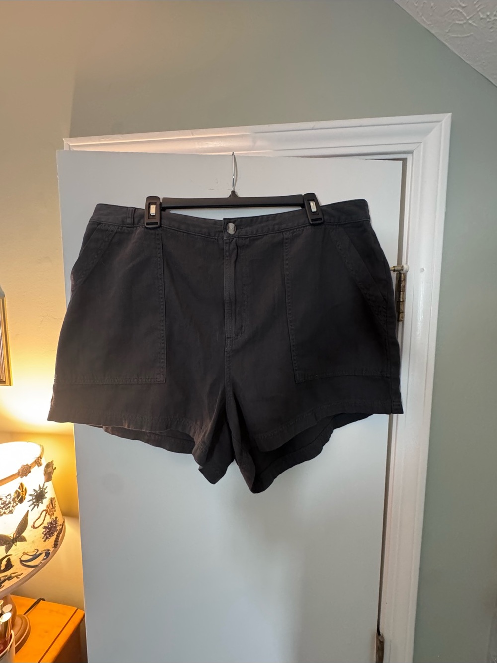 Universal Thread Washed Black Women's Casual Shorts